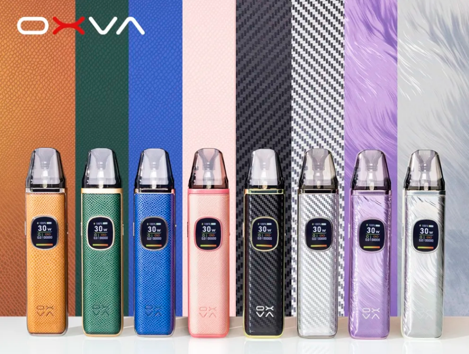 【小蠻牛OXVA Xlim Pro 2 Pod 註油主機套裝】 注油式電子煙套裝包含主機+0.6Ω空彈+0.8Ω空彈 |鋅合金 + 人造皮革