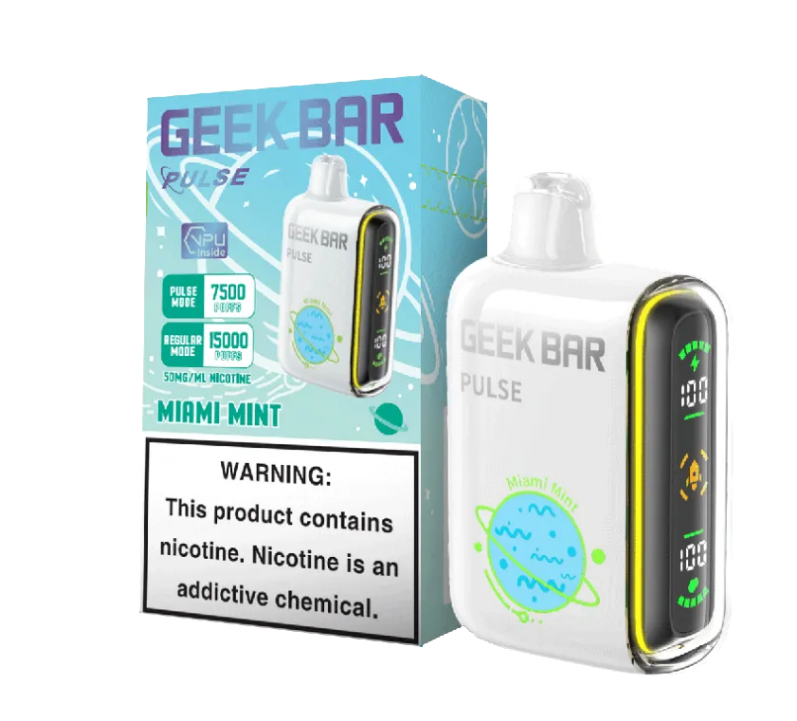 【美國大牌 Geek Bar Pulse Vape 拋棄式電子煙】超大容量15000口 |