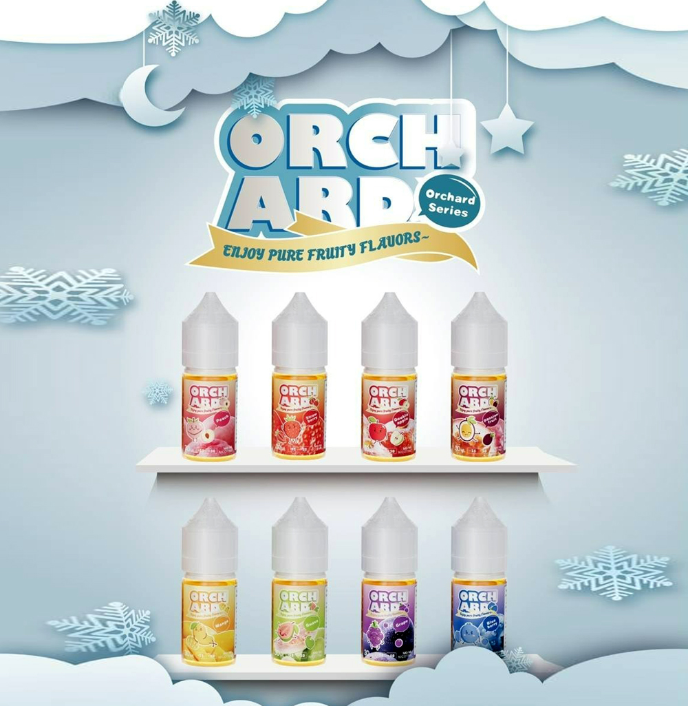 【Orchard 果園 煙油 無涼版】全系列無涼｜純粹果味無冰感電子煙油｜原廠正品 30ml 35mg | 口感濃郁純正 支援貨到付款