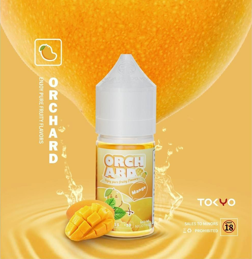 【Orchard 果園 煙油 無涼版】全系列無涼｜純粹果味無冰感電子煙油｜原廠正品 30ml 35mg | 口感濃郁純正 支援貨到付款