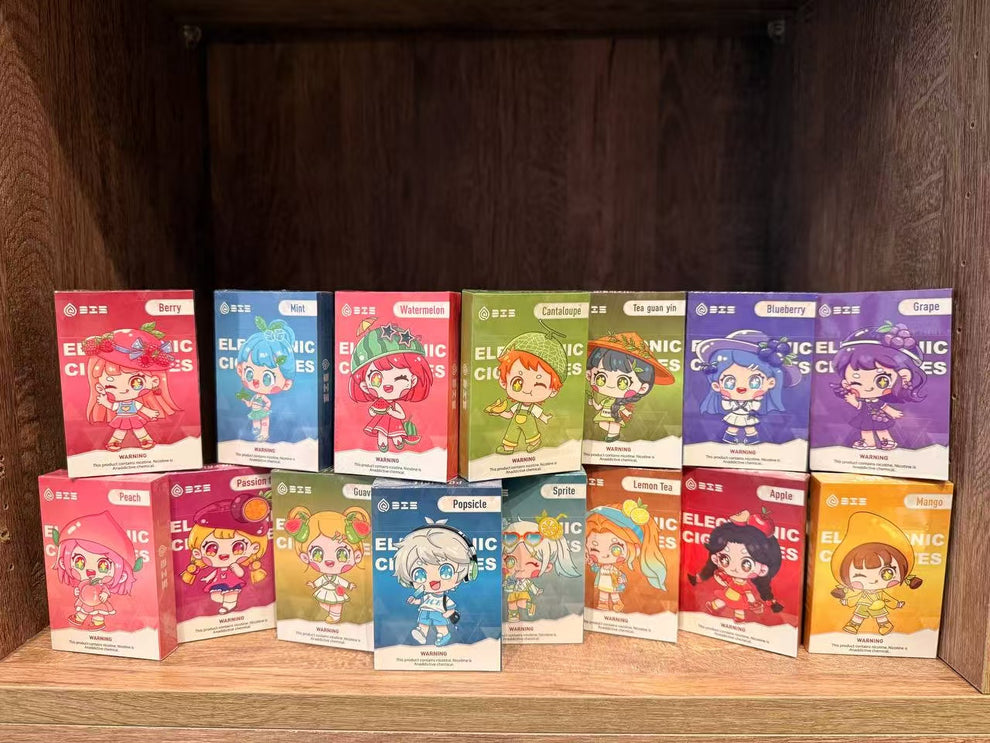 DIS迪斯煙彈 一代電子煙霧化彈 敲可愛少女包裝 3顆裝