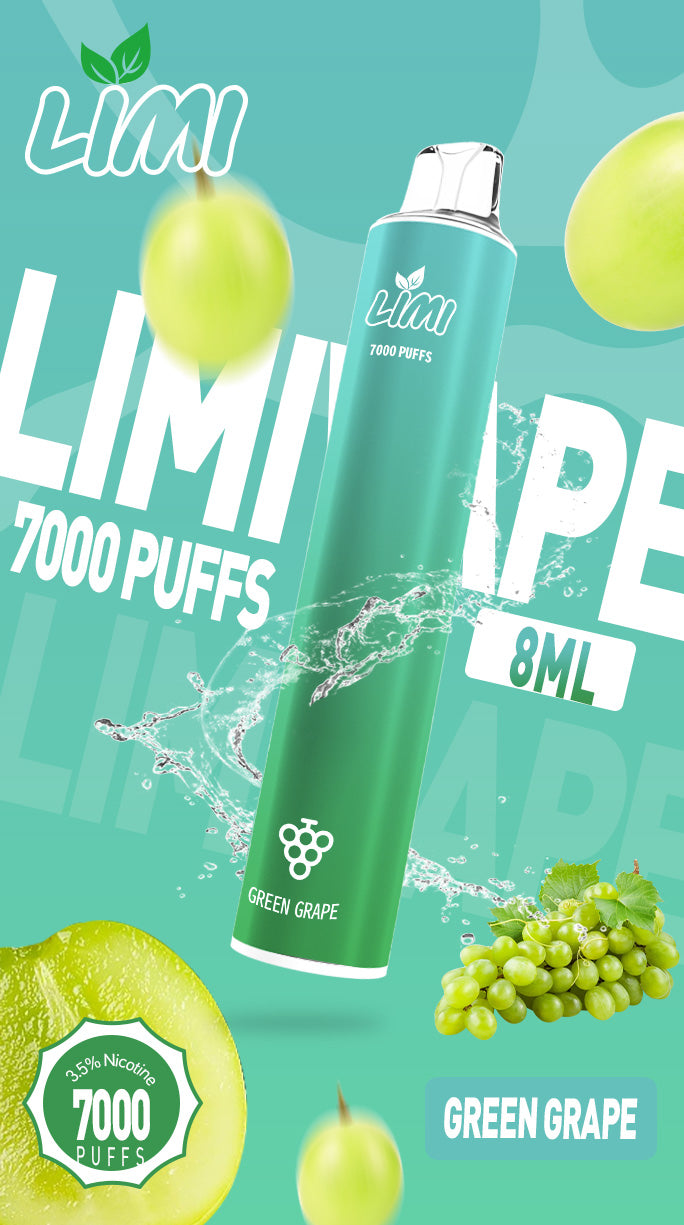 【LIMI 7000口拋棄式】一次性霧化棒 可充電電子煙 大容量霧化器 暢享長效口感