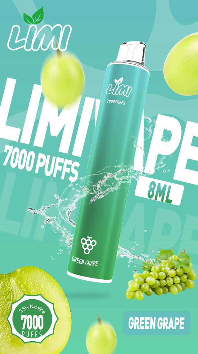 【LIMI 7000口拋棄式】一次性霧化棒 可充電電子煙 大容量霧化器 暢享長效口感
