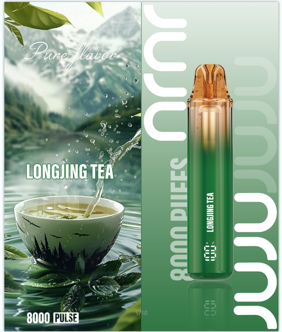 【JUJU 8000口 可視油量／電量 拋棄式】陶瓷網芯一次性電子煙｜晶透機身長效續航推薦｜台灣現貨支援貨到付款
