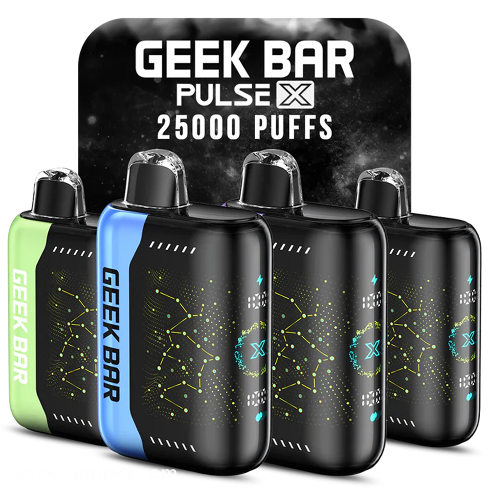 【GEEK極客 25000口 閃動星空款 一次性電子煙】美歐爆款 GEEK BAR PULSE X 25000口 大火箭 星空瓶 拋棄式霧化棒｜超大容量長續航｜口感穩定順喉｜高顏值設計