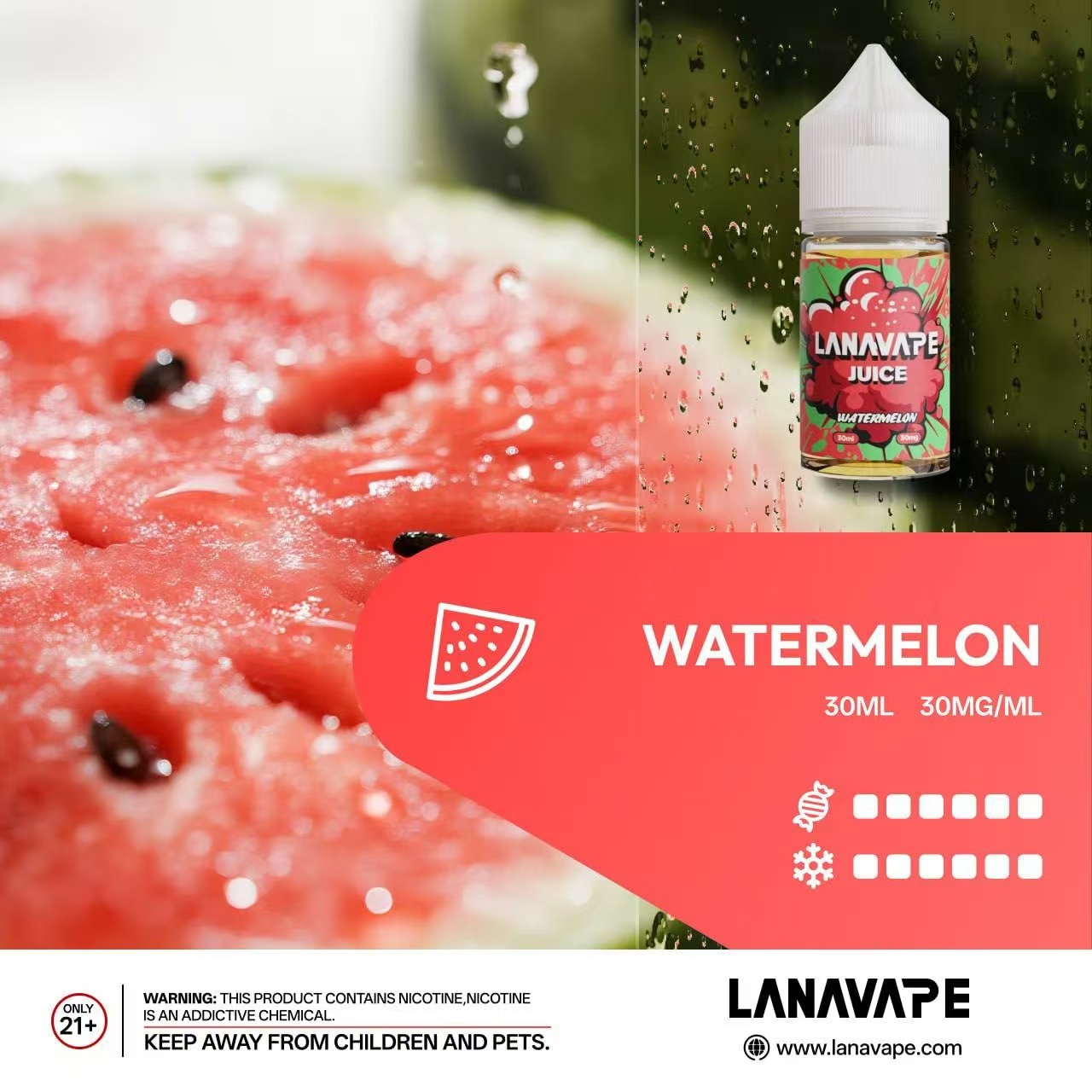 【LANA煙油】LANA丁鹽系列 & LANA JUICE 馬來西亞版  | 30ml/30mg拉娜lana原廠煙油 100%正品煙油 | 適配各種空煙彈 | 台湾现货貨到付款