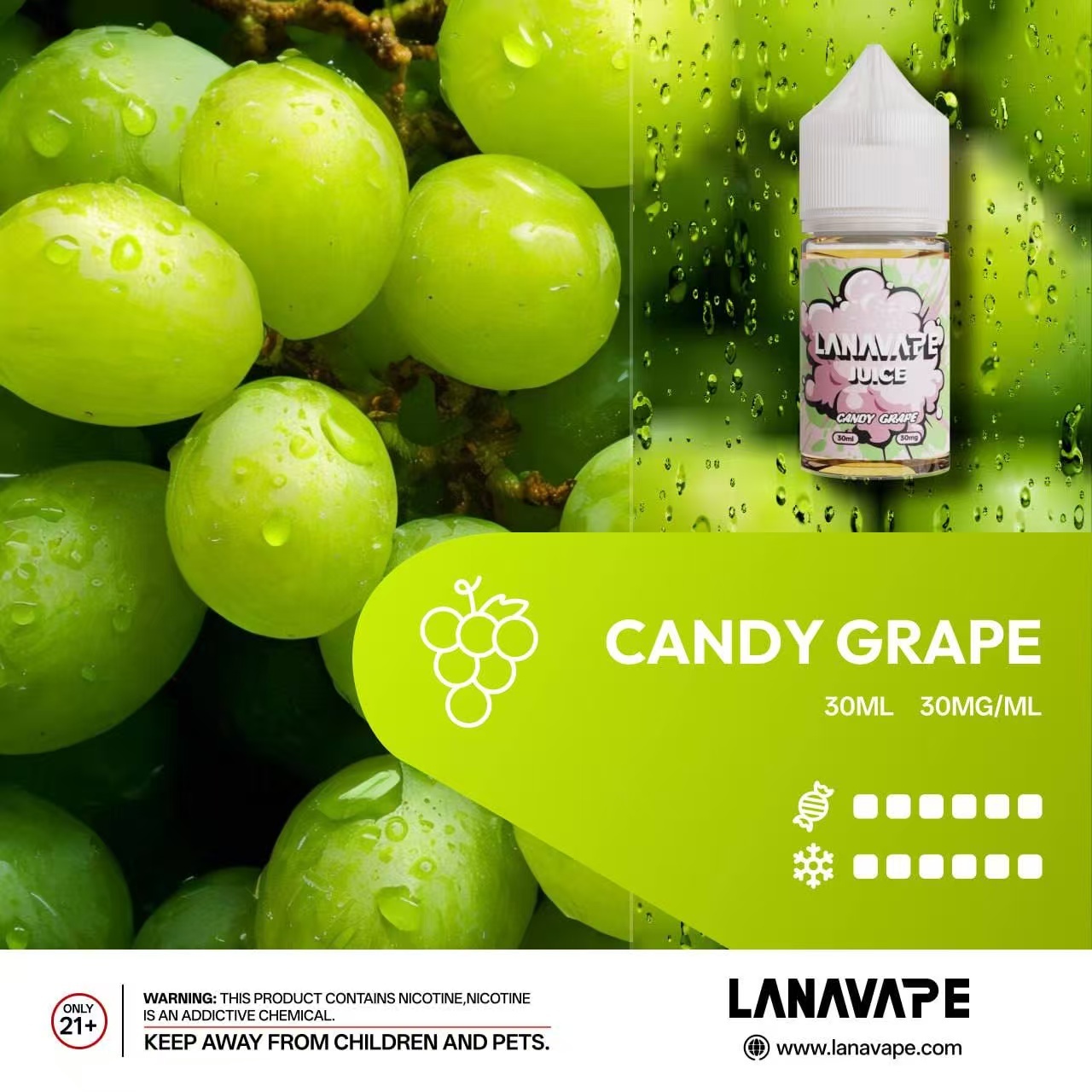 【LANA煙油】LANA丁鹽系列 & LANA JUICE 馬來西亞版  | 30ml/30mg拉娜lana原廠煙油 100%正品煙油 | 適配各種空煙彈 | 台湾现货貨到付款