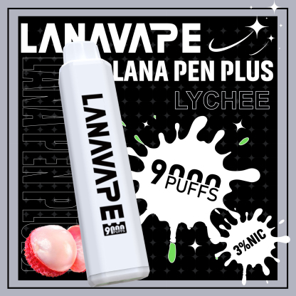 【LANA 9000口 拋棄式電子煙】LANA PEN PLUS一次性 15ML大容量 |  長效續航、便攜防漏、濃郁口感、極速充電、變色LED燈設計