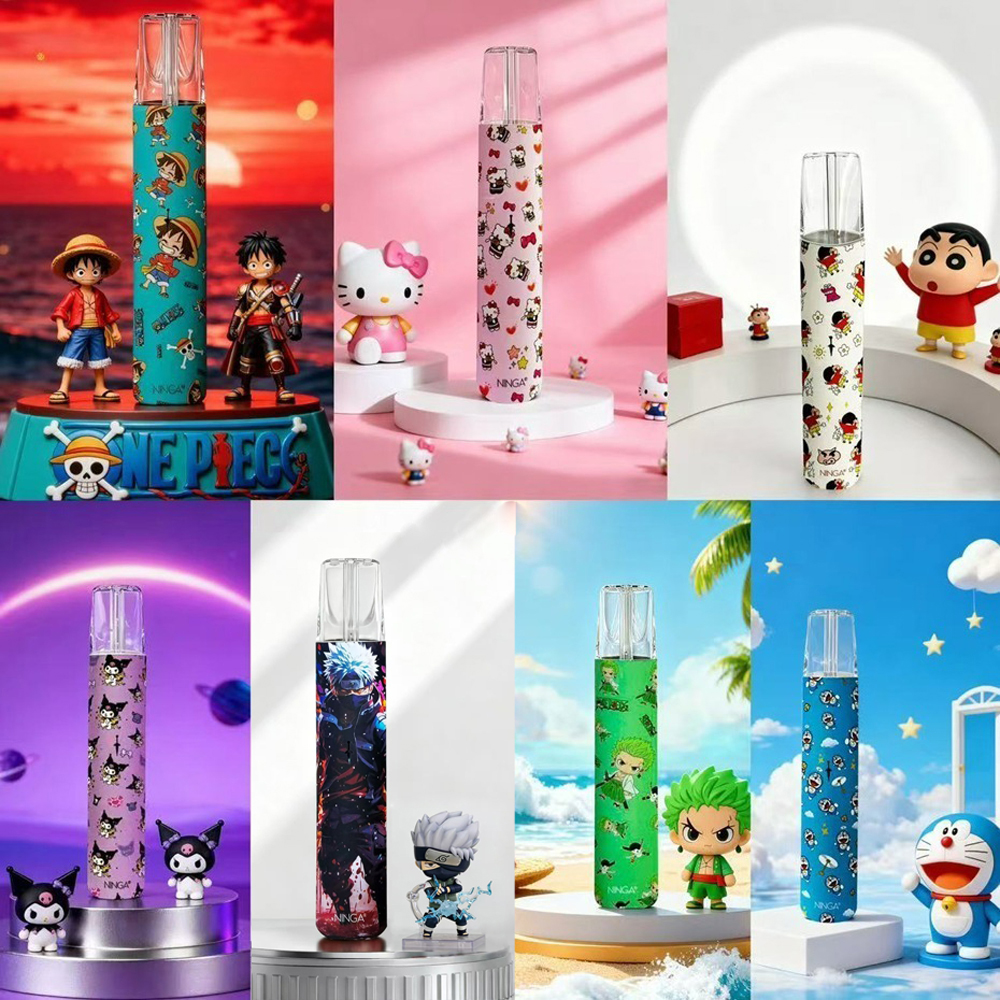 【NINGA 卡通一代通用主機】適配 ILIA・LANA ・魅嗨・叮啞・SP2S 等品牌一代電子菸煙彈｜火影索隆聯名款潮流電子煙主機