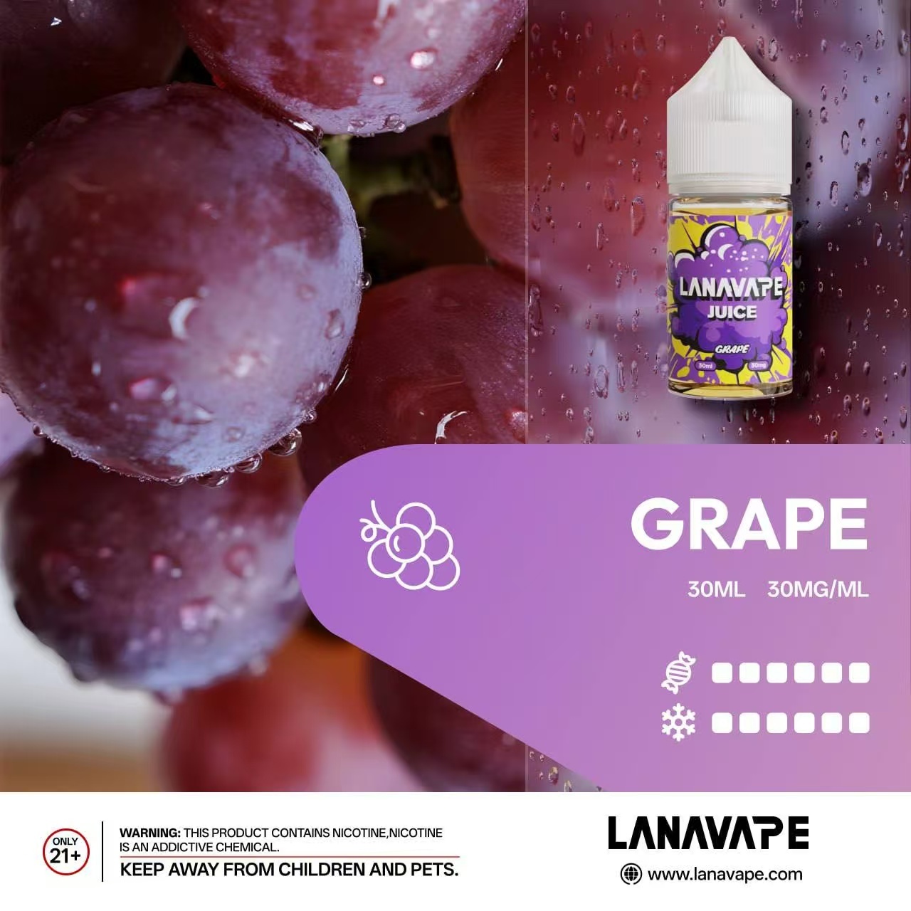 【LANA煙油】LANA丁鹽系列 & LANA JUICE 馬來西亞版  | 30ml/30mg拉娜lana原廠煙油 100%正品煙油 | 適配各種空煙彈 | 台湾现货貨到付款