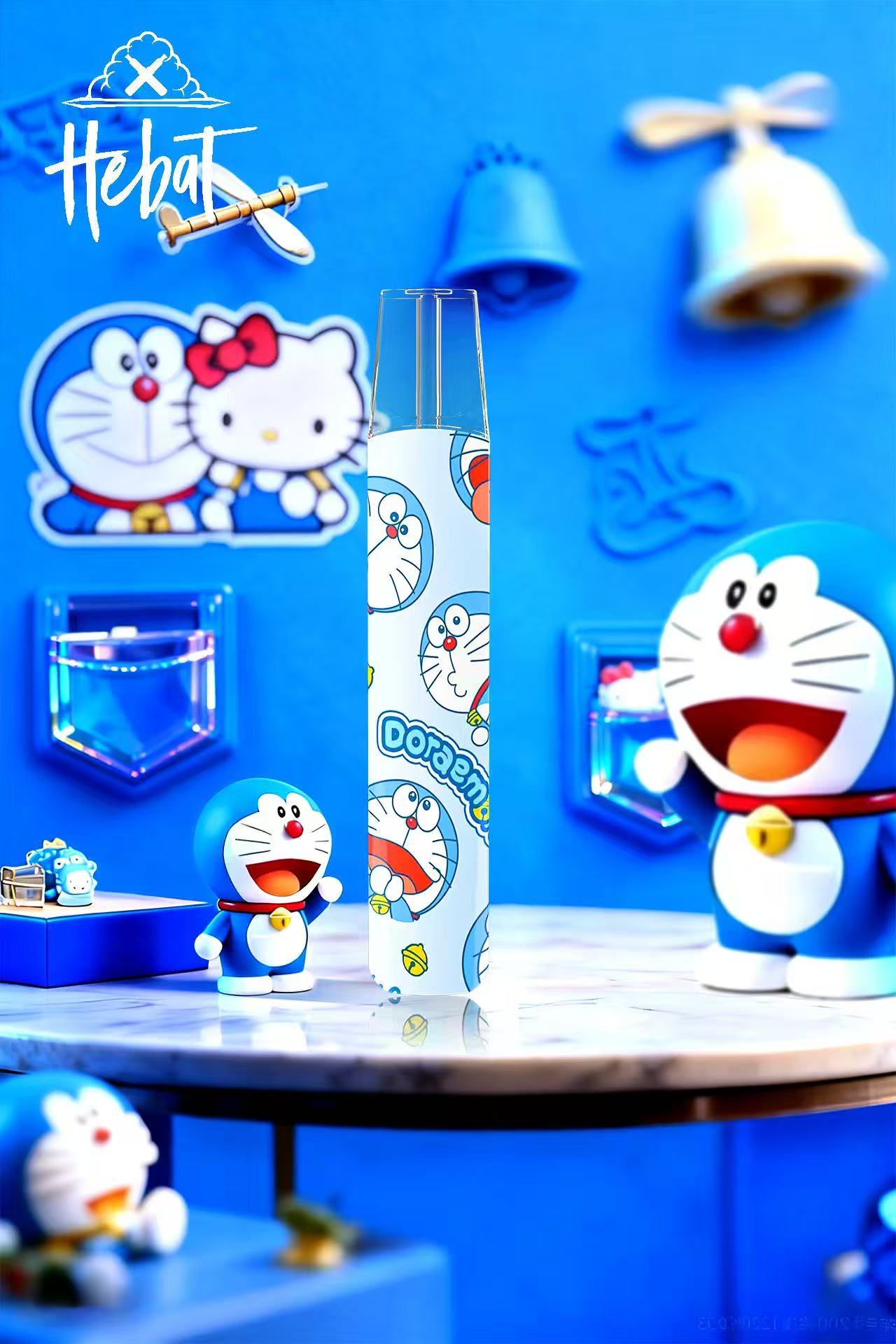 【HEBAT 喜貝卡通聯名一代通用主機】拉布布 LABUBU・蠟筆小新・哪吒・叮噹貓・皮卡丘・東京風格設計電子煙菸桿，通用SP2S，哩亞，魅嗨，Lana 等一代煙彈