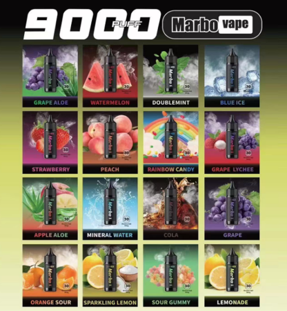 【MABRO 9000口 拋棄式電子煙】泰國同款熱銷一次性電子菸・超長續航不卡油・口感真實順喉・台灣現貨快速出貨