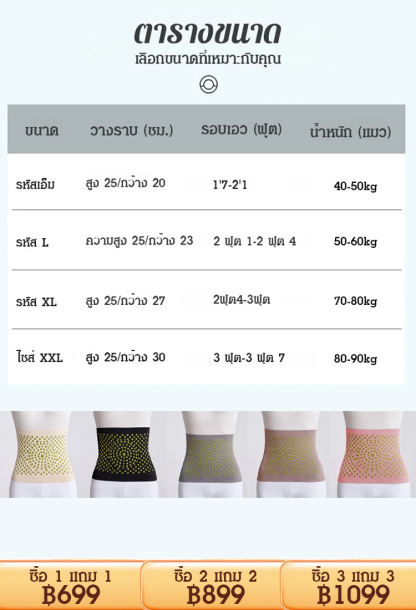 [ต้องมีในห้องแอร์] ปลอกรัดเอวเติมผงอ้ายเฉ่า ขับไล่ความชื้น