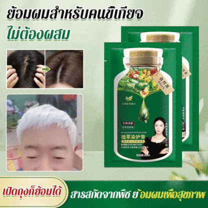 พืชบริสุทธิ์ฟองย้อมผม