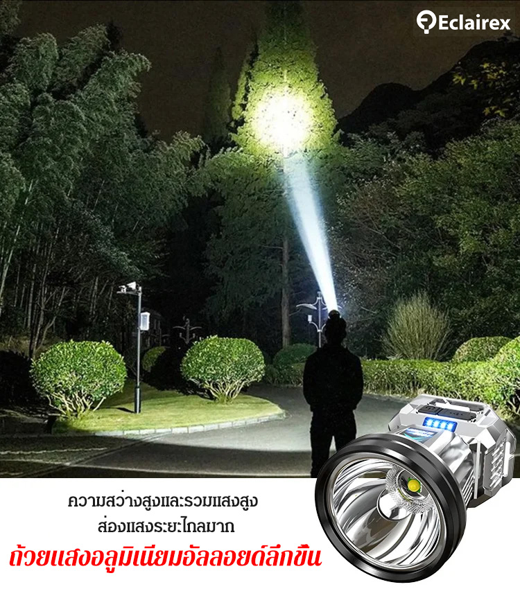 ไฟฉายคาดหัวกำลังสูง XPG ของเยอรมัน