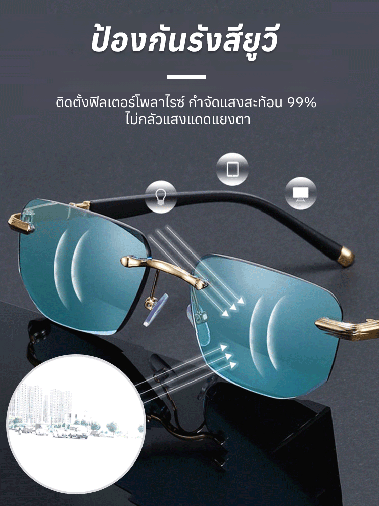 แว่นตาอัจฉริยะซูมปรับระดับ