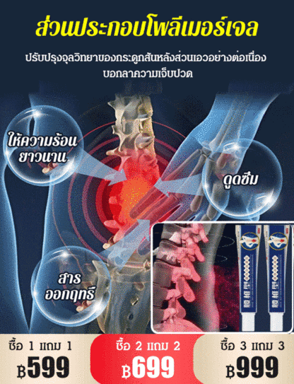 【Zu Yi Tang】 เจลประคบเย็น บรรเทาอาการปวดเอว 