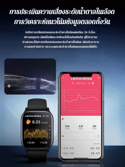 สมาร์ทแบนด์บลูทูธวัดอัตราการเต้นของหัวใจ