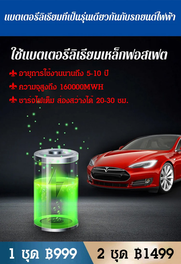 [ส่องสว่างถนนทั้งหมู่บ้าน] ไฟถนนพลังงานแสงอาทิตย์ กันน้ำ  ความสว่างสูง