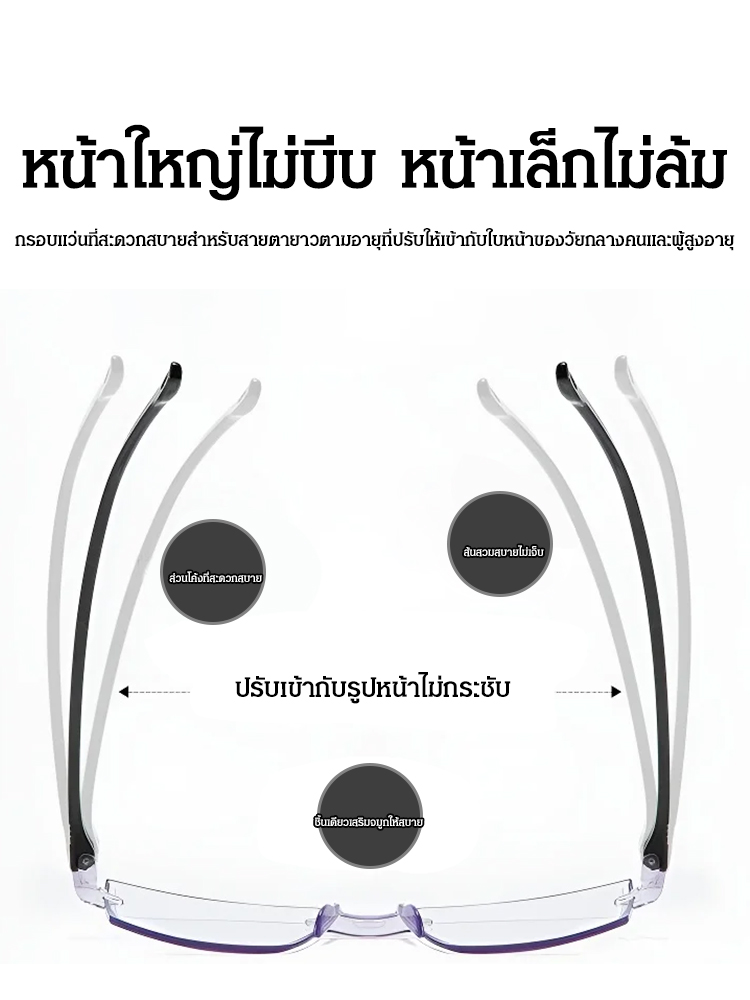 แว่นสายตายาวซูมอัจฉริยะ ป้องกันแสงสีฟ้า - โดยไม่ต้องปรับ