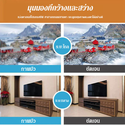 แว่นสายตายาวซูมกันรังสีเทคโนโลยีสมัยใหม่