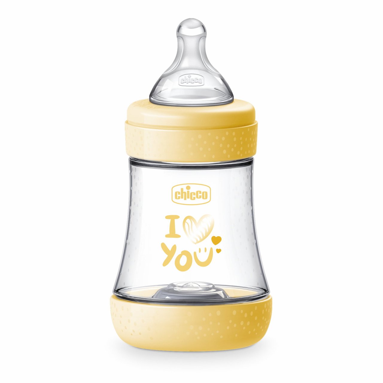 Perfect5 PP Silicone Feeding Bottle- 150ml/ 240ml/300ml (Pink/Blue/Yellow)