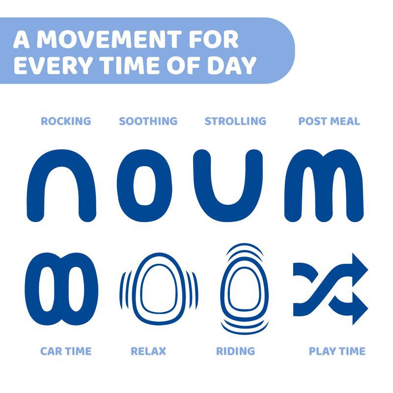 Chicco Comfy Wave Baby Bouncer Silver Spring