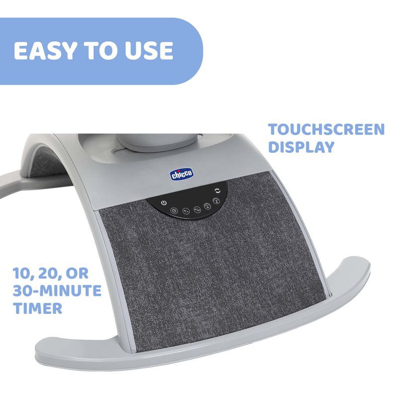 Chicco Comfy Wave Baby Bouncer Silver Spring