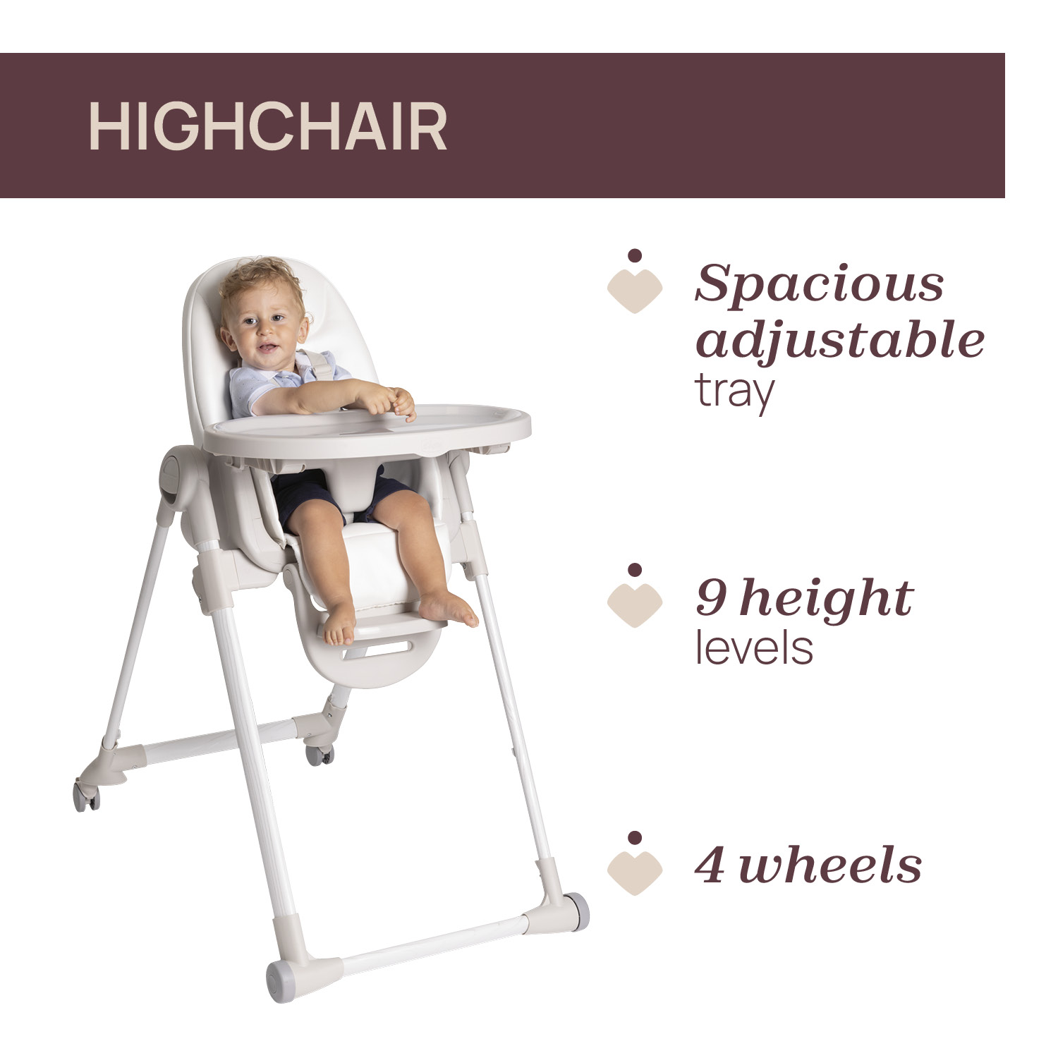 Chicco Polly Armonia Highchair