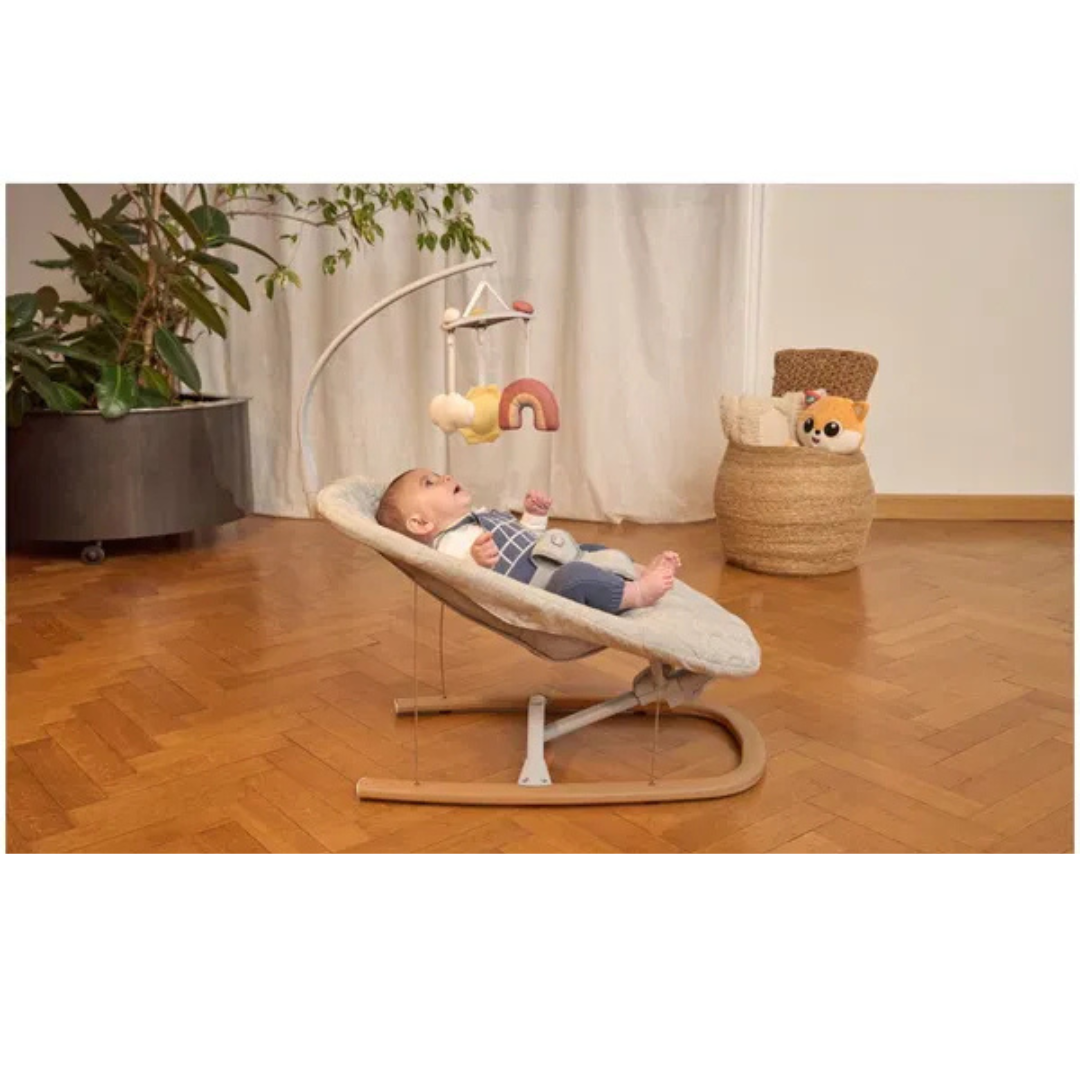 Chicco Zen Wave Baby Bouncer -Wooden Grey