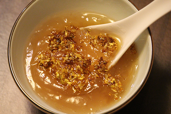 台灣好農部落格| 吃出花樣美顏,簡單又有飽足感的桂花藕粉