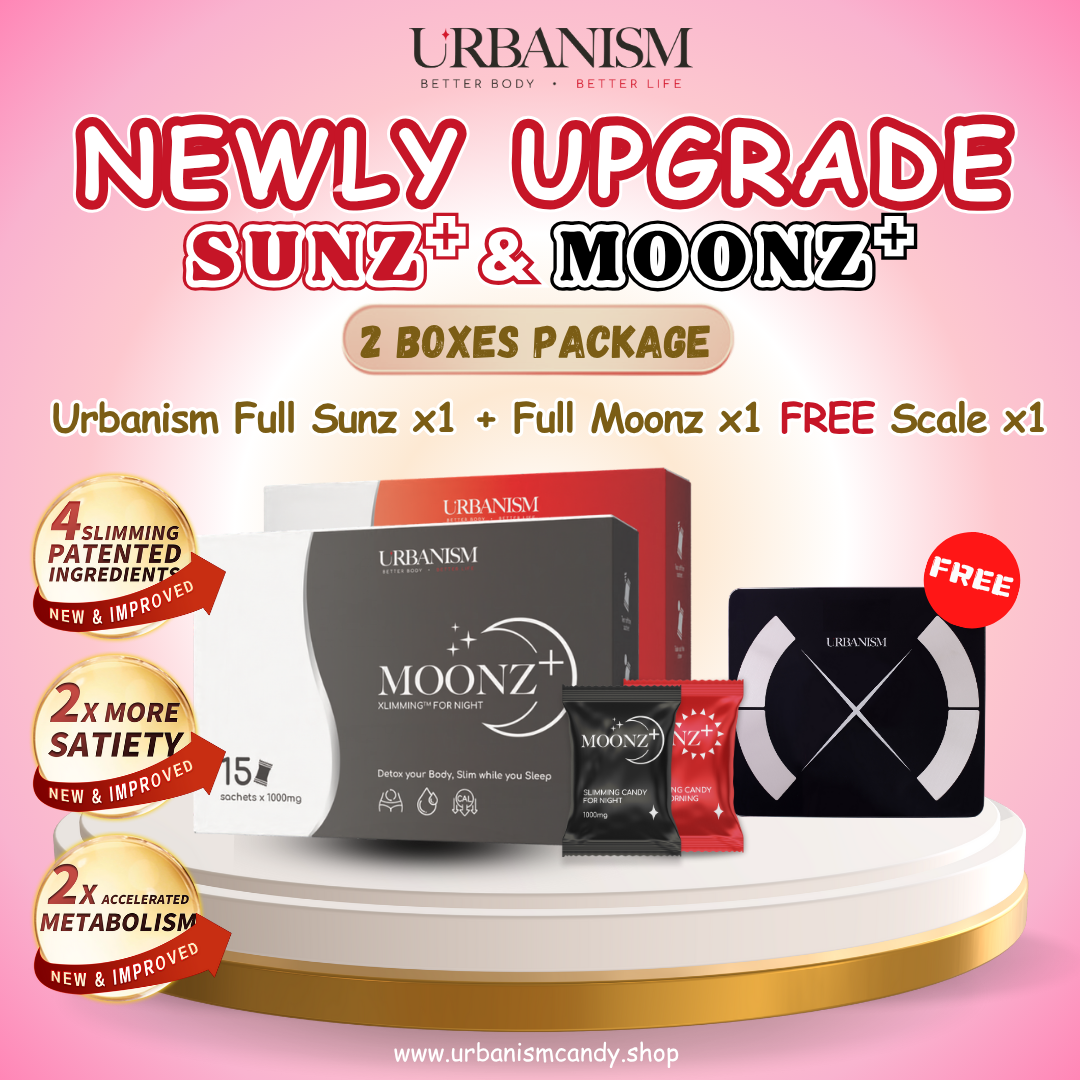 1 Box Full Sunz+  &  1 Box Full Moonz+ FREE 1 unit Bluetooth Body Fat Scale