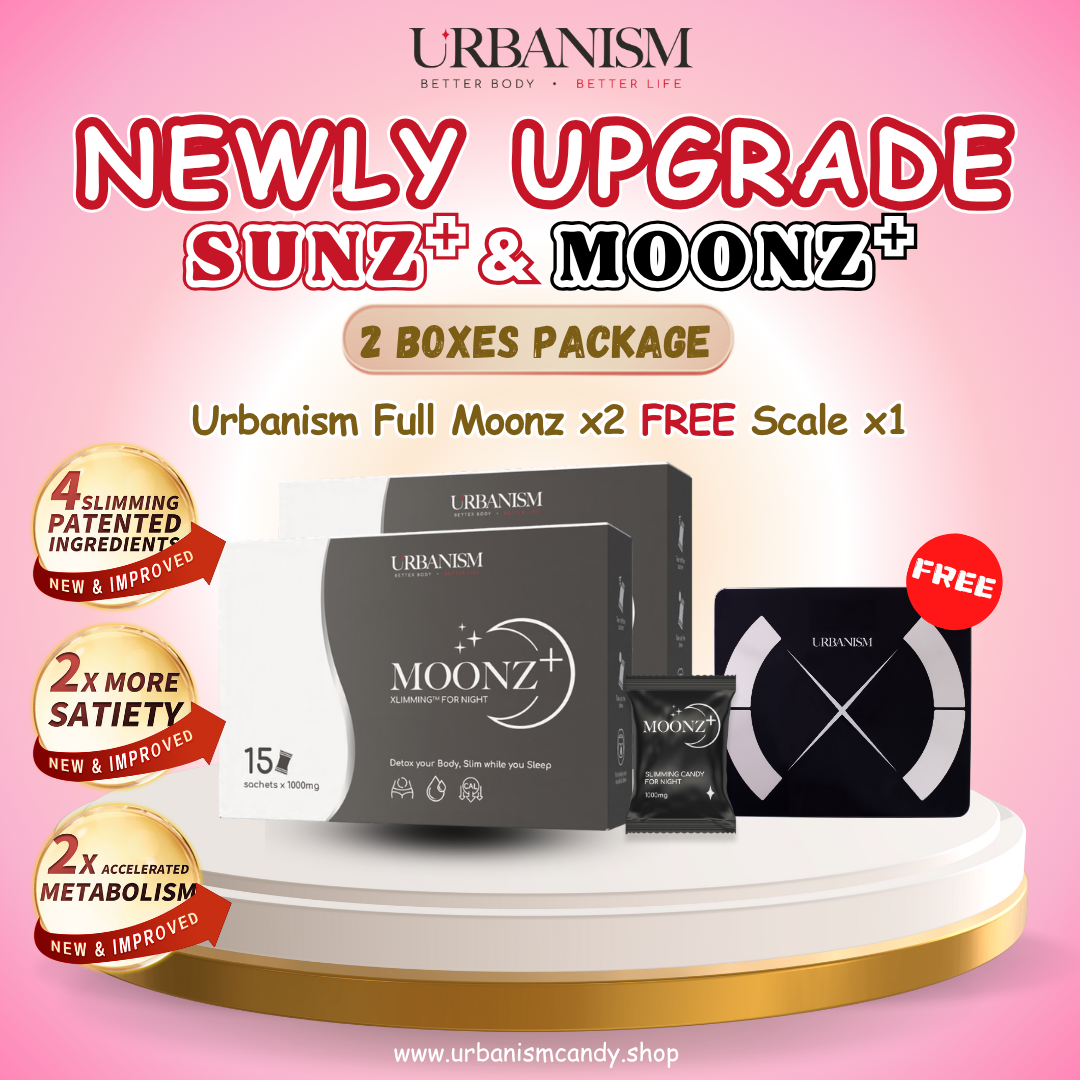 2 Boxes Full Moonz+ FREE 1 unit Bluetooth Body Fat Scale