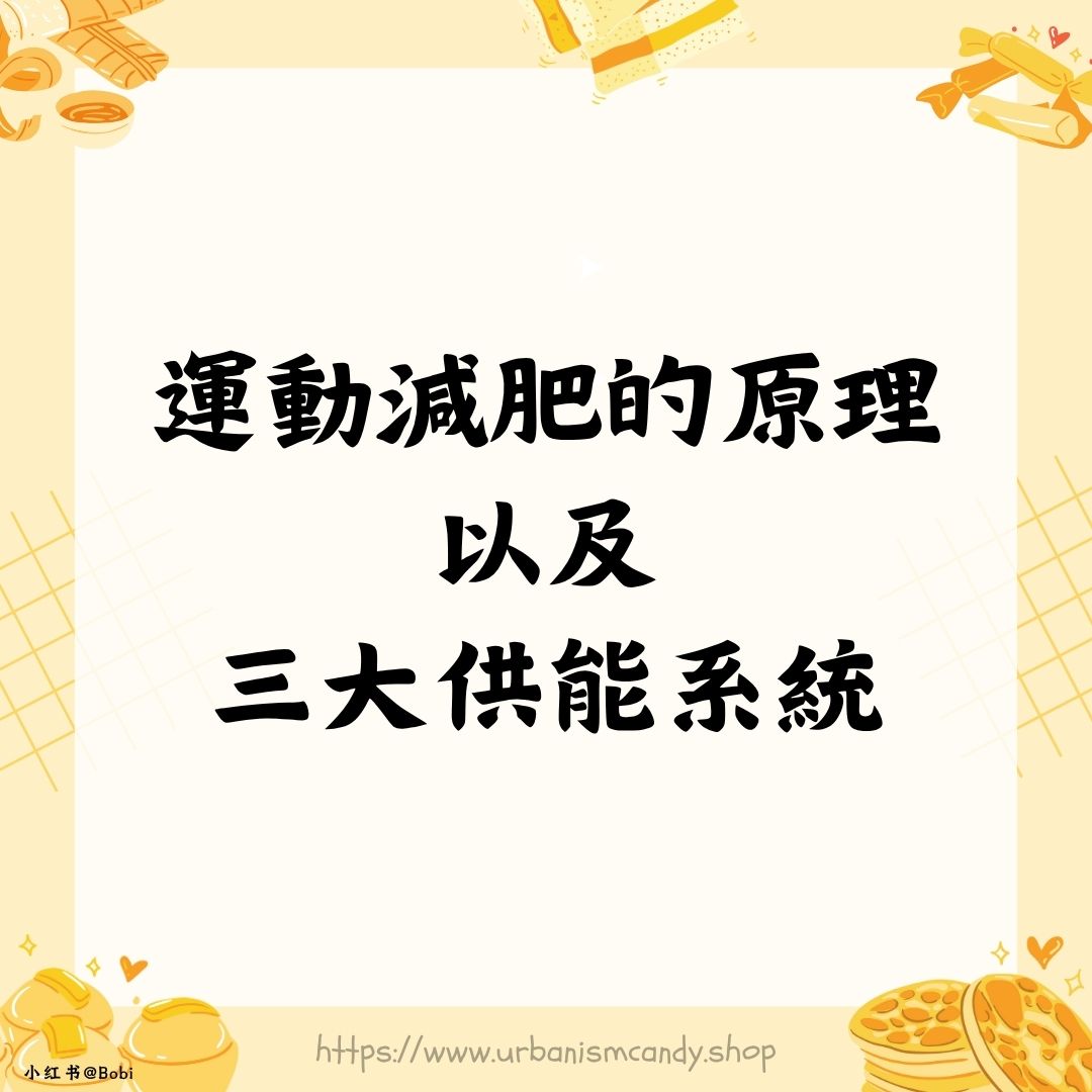 運動減肥的原理，以及三大供能系統