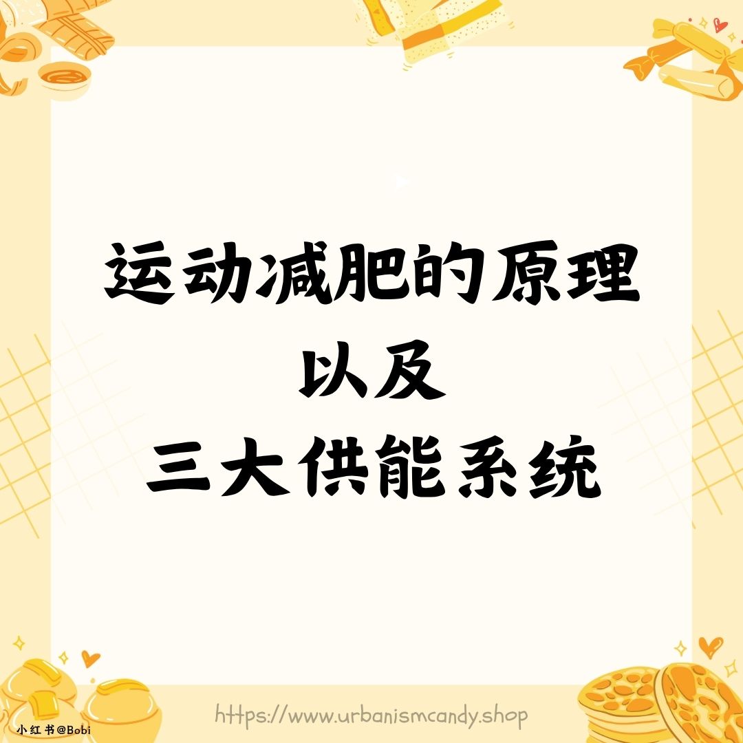 运动减肥的原理，以及三大供能系统
