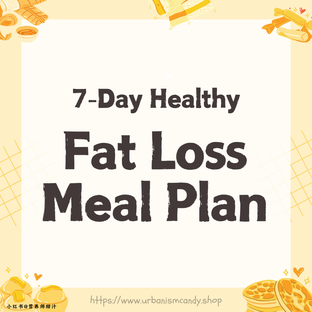 7-Day Healthy Fat-Loss Meal Plan