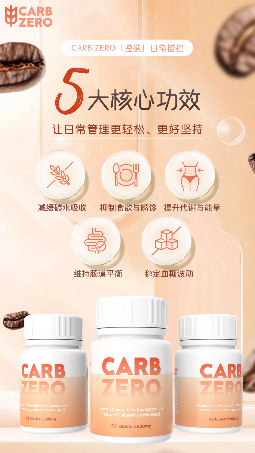 🔥新品上线🔥URBANISM CarbZero挡碳水咖啡糖