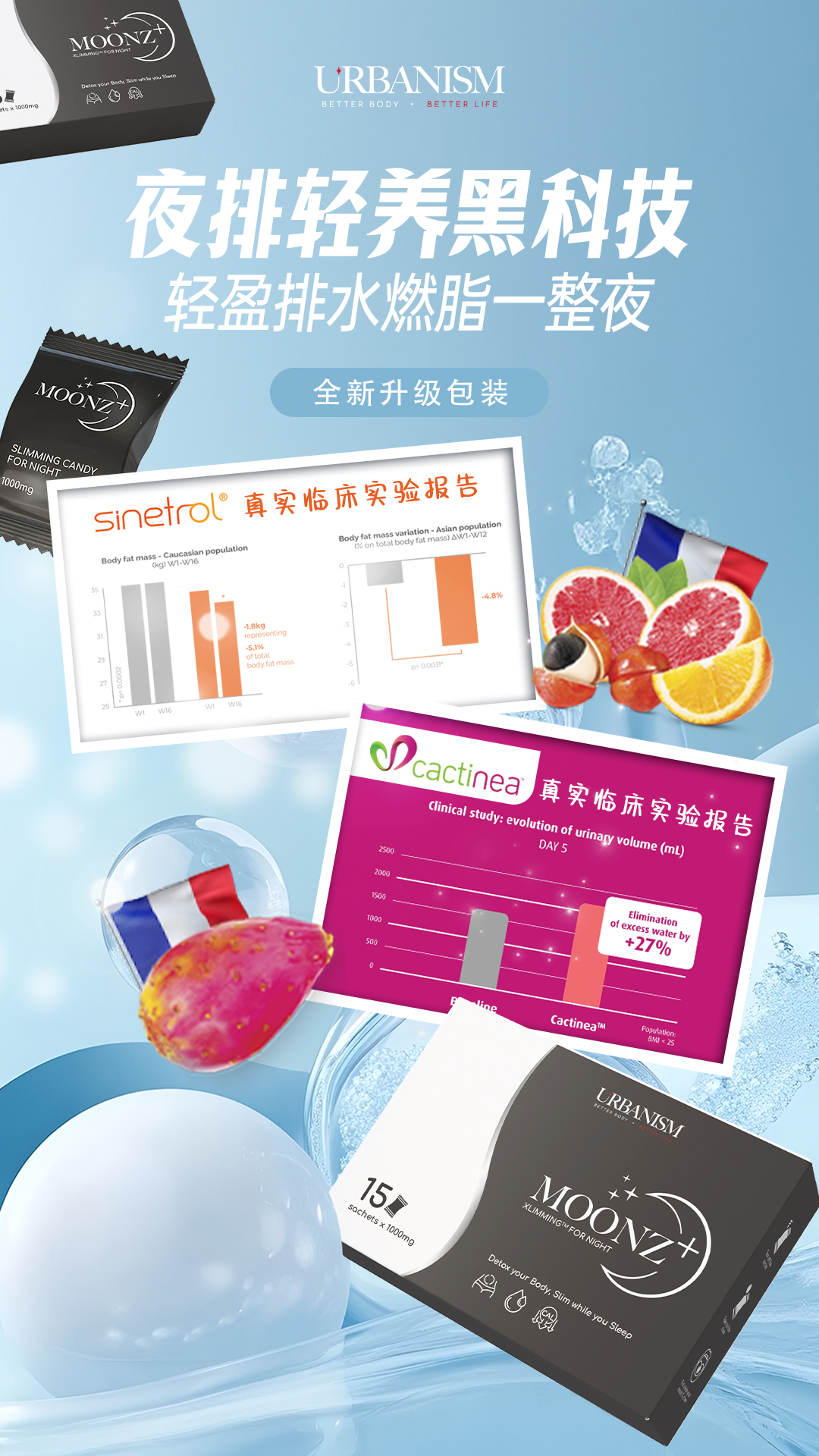 1 Box Full Sunz+  &  1 Box Full Moonz+ FREE 1 unit Bluetooth Body Fat Scale