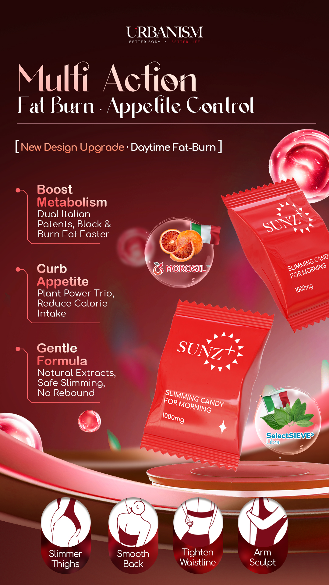 1 Box Full Sunz+  &  1 Box Full Moonz+ FREE 1 unit Bluetooth Body Fat Scale