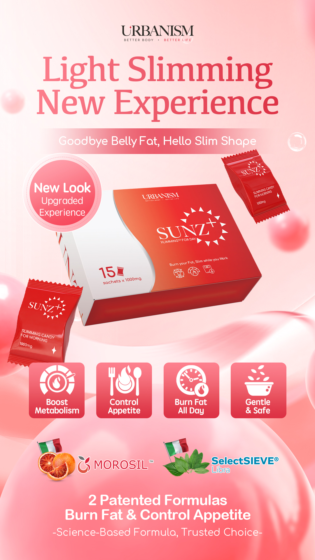 1 Box Full Sunz+  &  1 Box Full Moonz+ FREE 1 unit Bluetooth Body Fat Scale