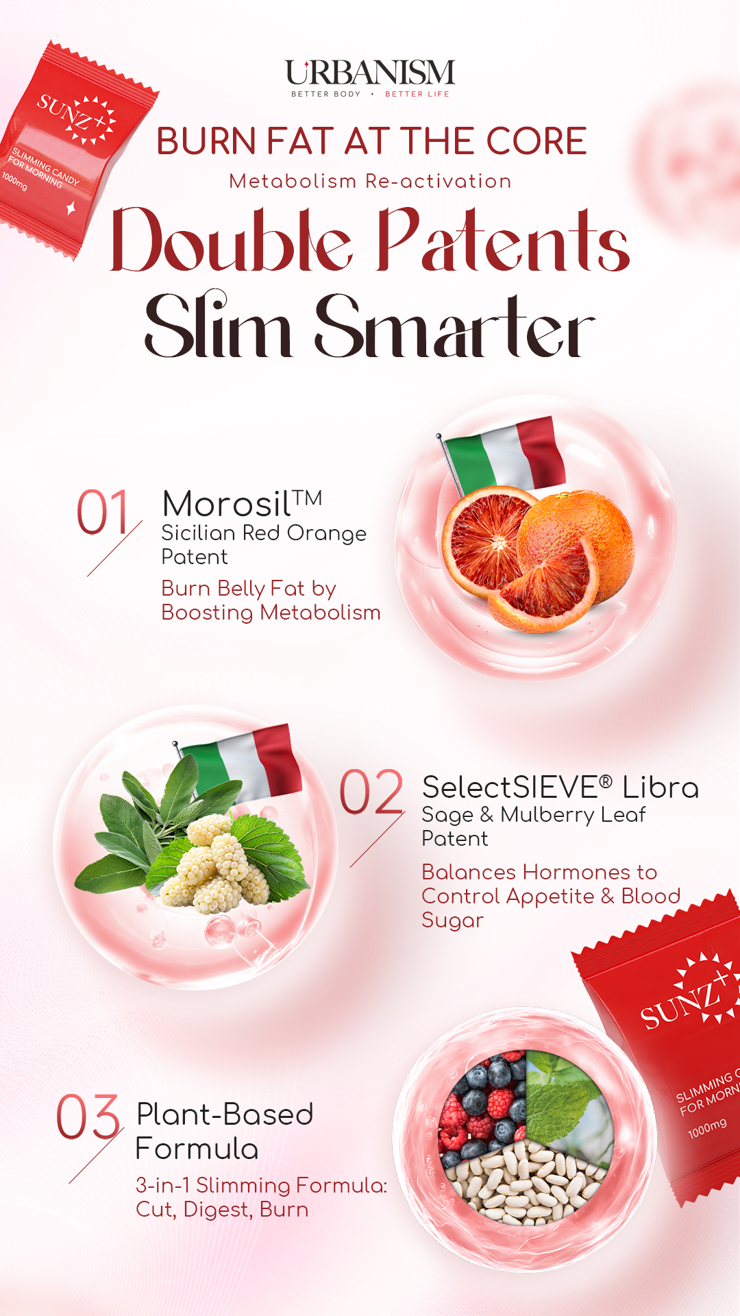 1 Box Full Sunz+  &  1 Box Full Moonz+ FREE 1 unit Bluetooth Body Fat Scale