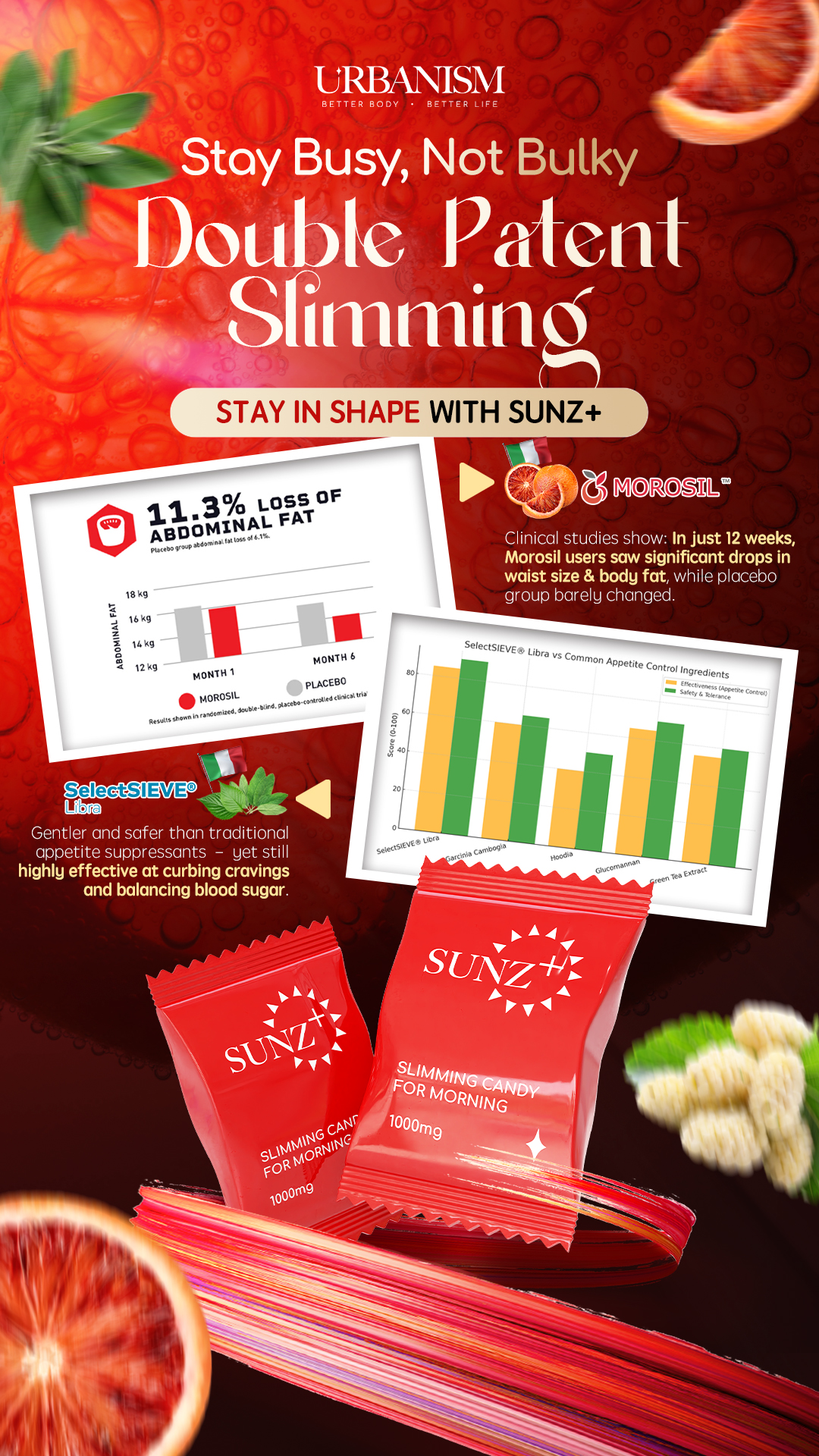 1 Box Full Sunz+  &  1 Box Full Moonz+ FREE 1 unit Bluetooth Body Fat Scale