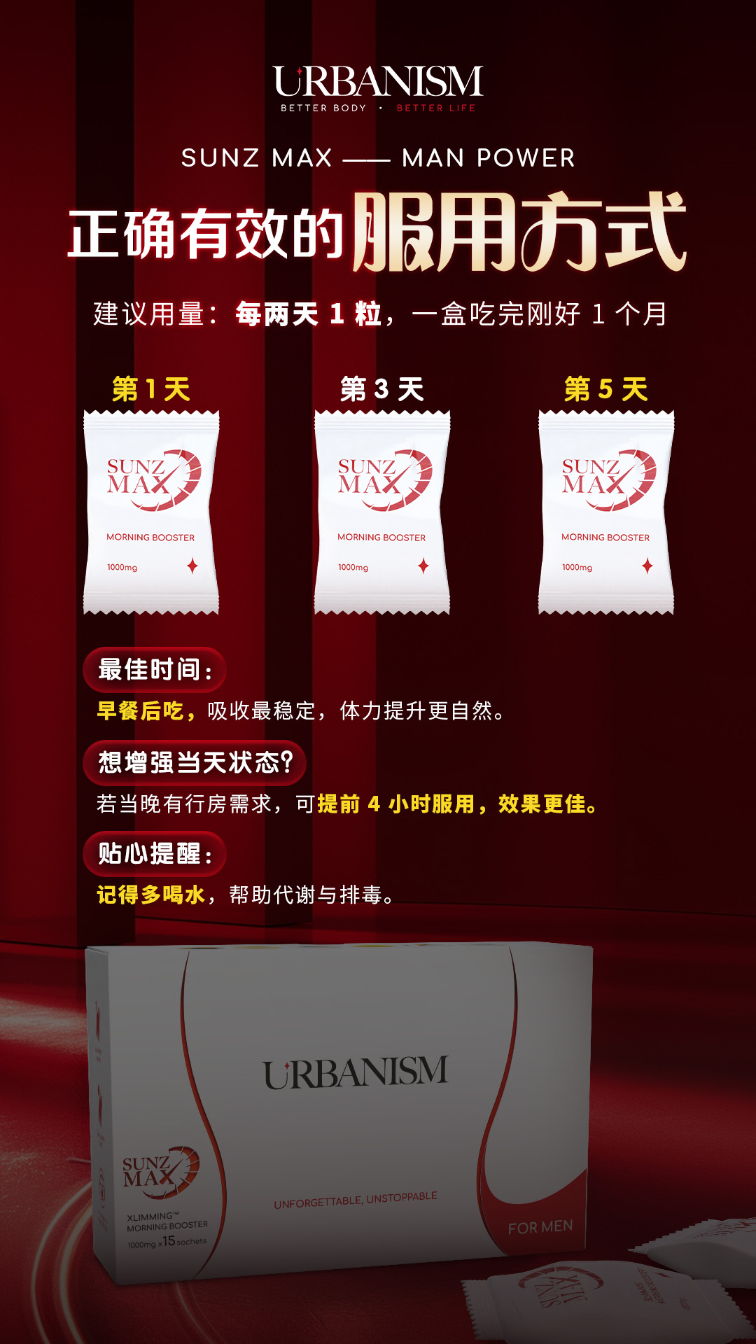 1 Box Sunz Max - Man Power