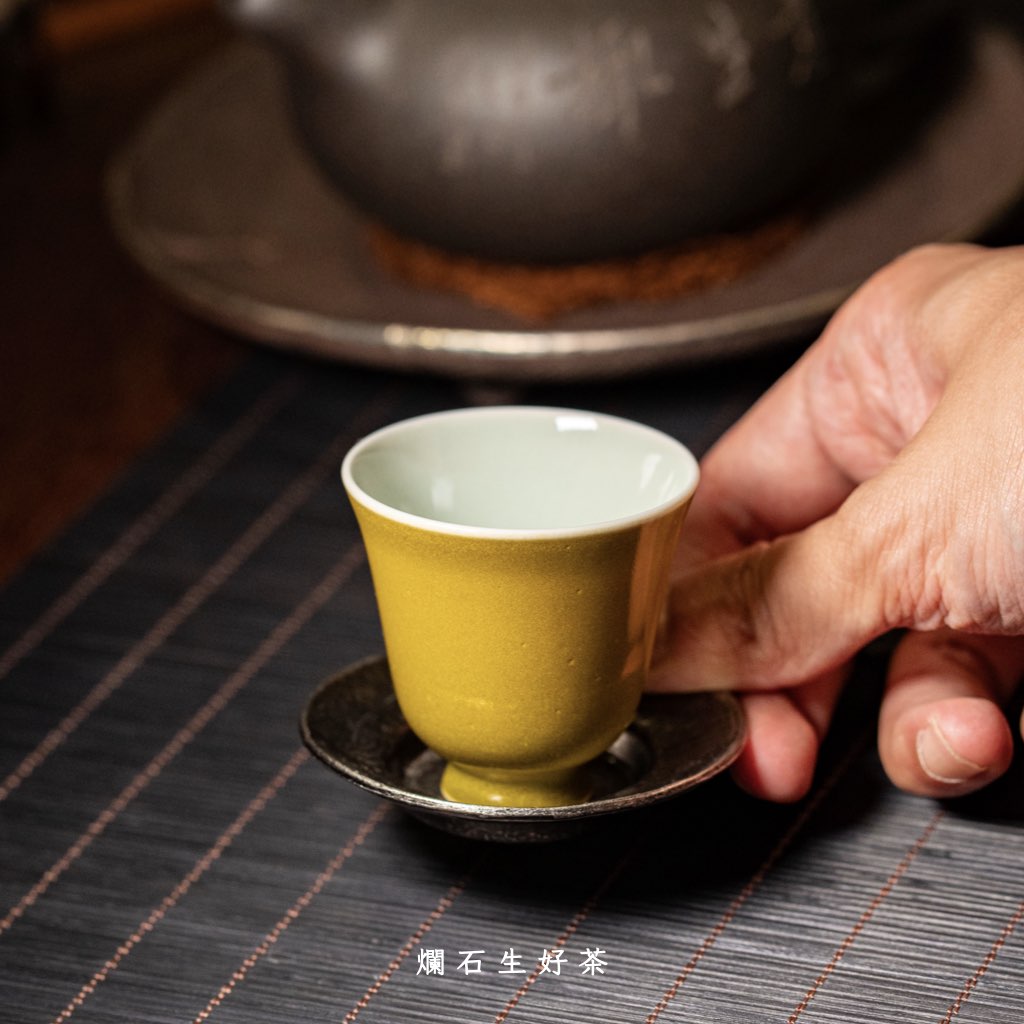 稷黃｜運增窯-高鈴鐺式功夫茶杯