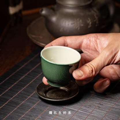 翠珩｜運增窯-直筒式功夫杯