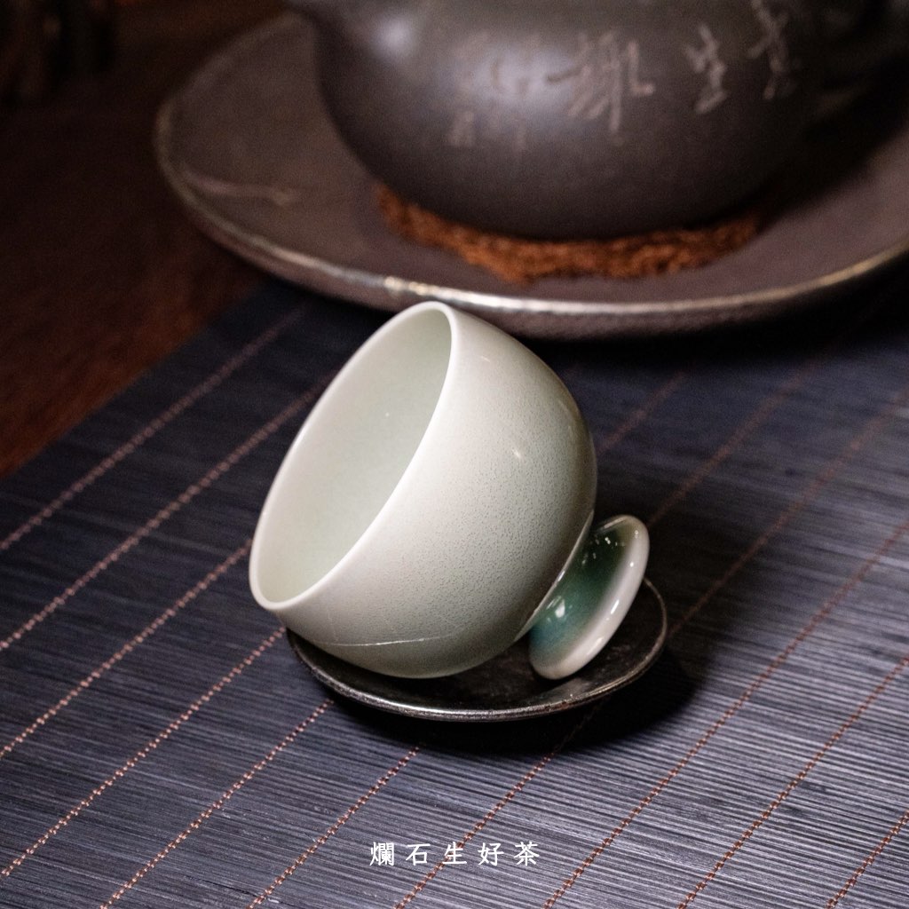 青甌｜運增窯-高足式功夫杯