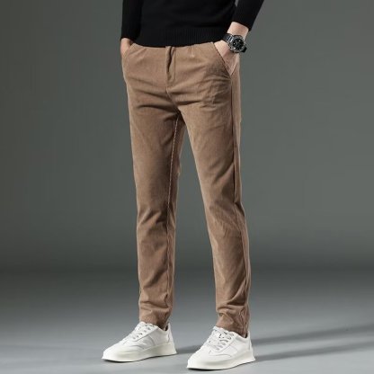 따뜻한 겨울, 키 10cm↑, 성공 남성 필수 고품질 코듀로이 바지💥