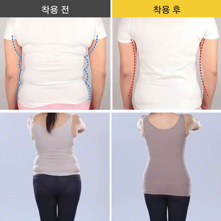3in1 등 뷰티 볼륨업 브라 거들