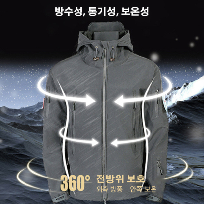 영하 30도도 걱정 없이, 방수, 내구성, 초박형, 99% 바람 차단, 방한. 야외 활동에 적합합니다.
