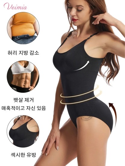 허리 둘레 5cm 감소, 무통증으로 아름다운 몸매 완성. 올인원 보정 속옷💥